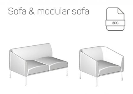 3DS - Sofa & modular sofa