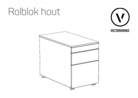 Vectorworks - Rolblok hout